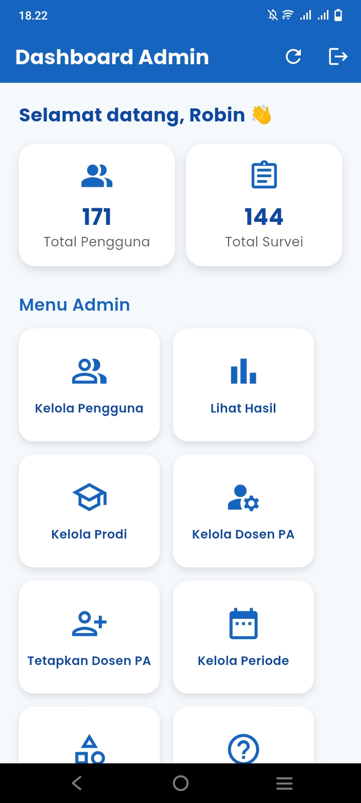 Sistem Survei Dosen PA - Screenshot 2