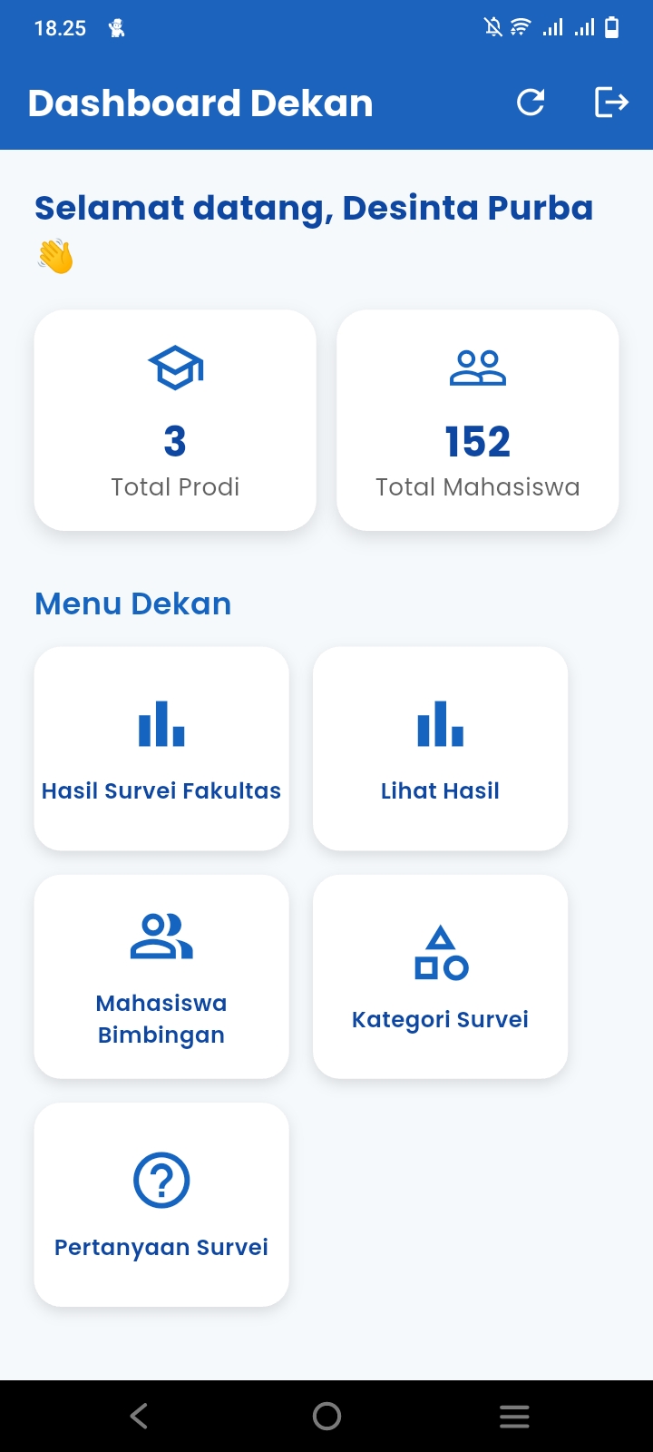 Sistem Survei Dosen PA - Screenshot 4